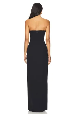 Amanda Uprichard Ivy Maxi Gown Black Size S / Size 8 for rent on The Volte - image 3