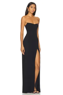 Amanda Uprichard Ivy Maxi Gown Black Size S / Size 8 for rent on The Volte - image 2