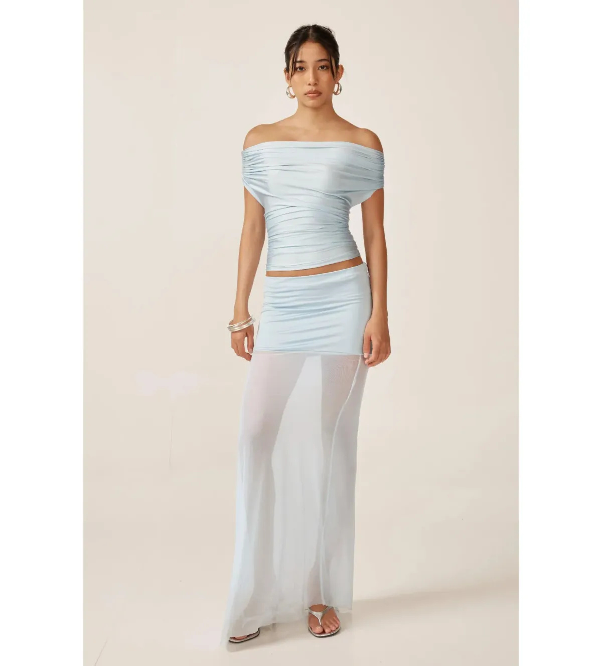 Ance Gria Grace Set Sky Blue Size S AU 8 - Image 1