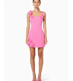 Elliatt Trompe Mini Dress Pink Size 6 for rent on The Volte - image 1