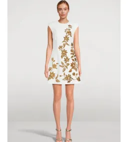 Rebecca Vallance Versailles Sequin-Appliqu Mini Dress White Size 14 for rent on The Volte - image 1