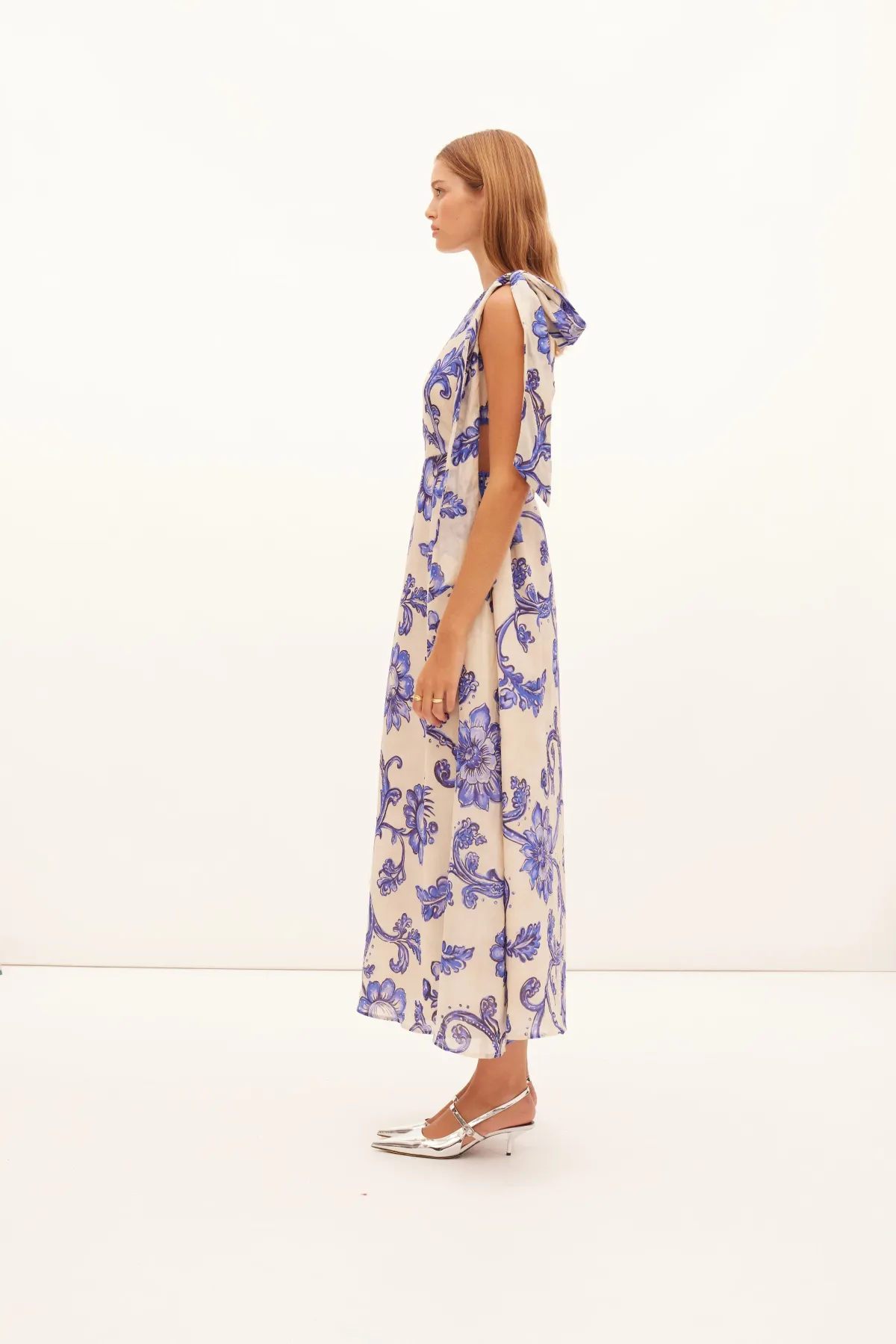 Kate Ford Bartley Tie Cut Gown - Image 4