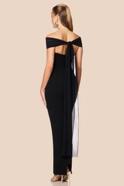 Love Nookie Zephyr Gown Maxi Black Size AU 8 for rent on The Volte - image 4