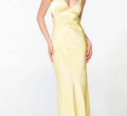Bardot Malinda Slip Midi Dress Butter Yellow Size 10 for rent on The Volte - image 5
