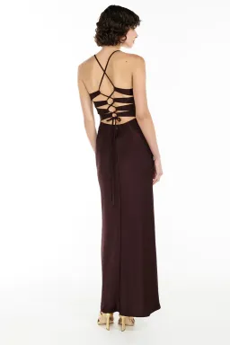 Manning Cartell Time to Shine Slip Maxi Dress Truffle Size AU 10 for rent on The Volte - image 3