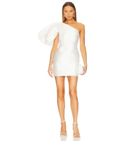 Solace London The Hayes Mini Dress Cream Size AU 10 for rent on The Volte - image 1