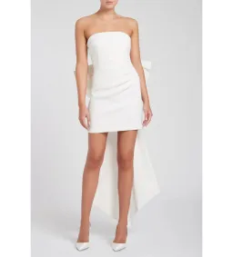 Rebecca Vallance Daphne Mini Dress Ivory Size AU 8 for rent on The Volte - image 1
