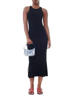 Ganni Soft Cotton Rib Tank Top Maxi Dress Size 8/S for rent on The Volte - image 8