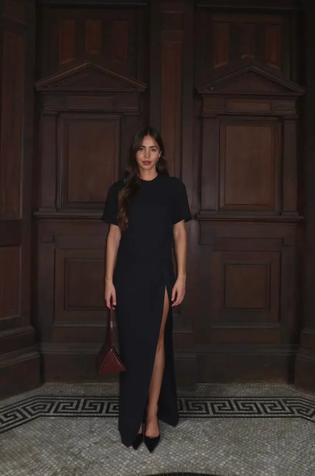 Henne Avila Dress Black Size 6 for rent on The Volte - main image