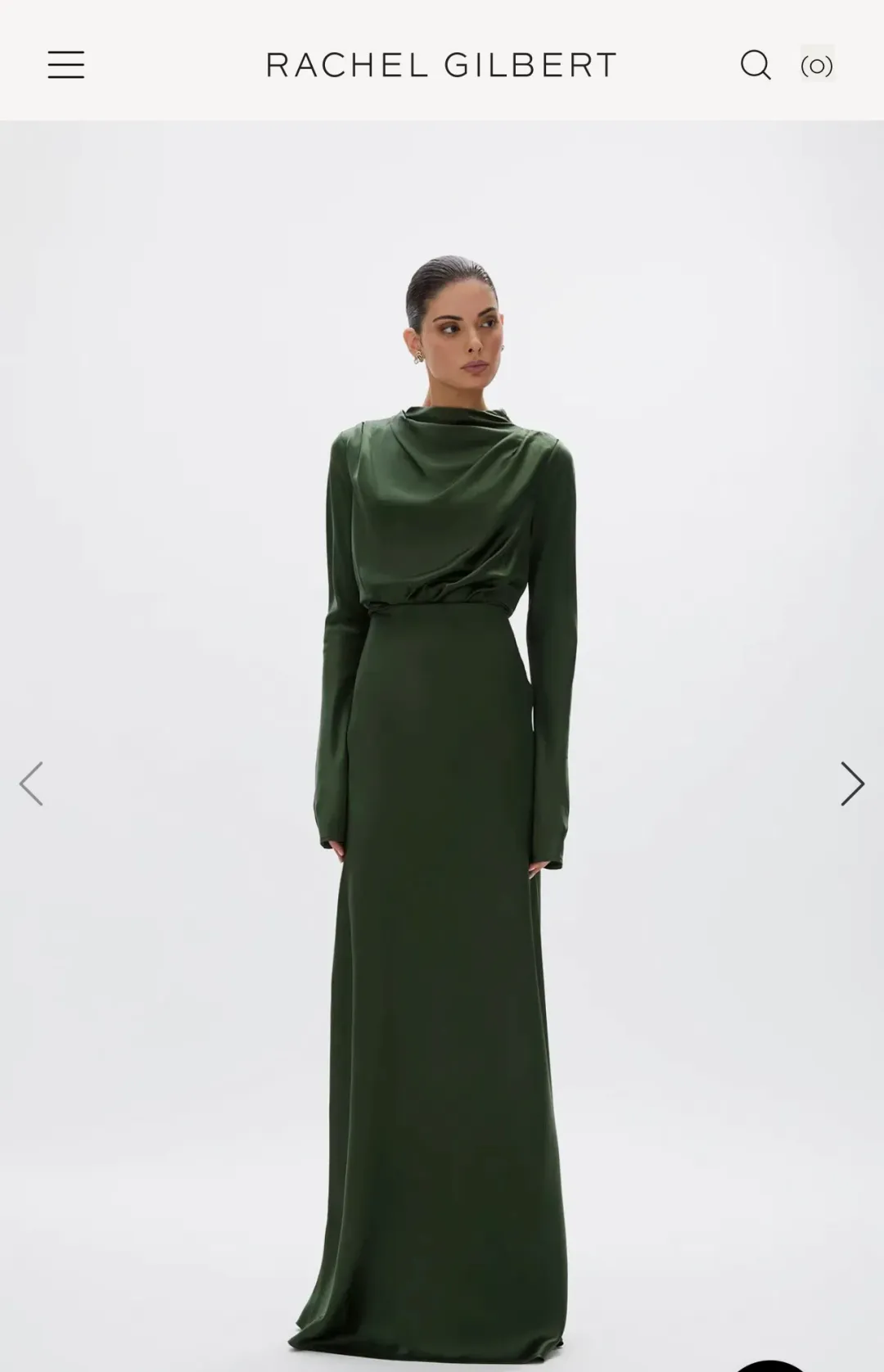 Rachel Gilbert Lucielle Gown Size 8 for rent on The Volte - main image