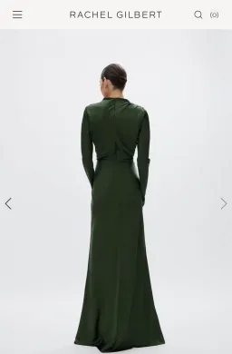 Rachel Gilbert Lucielle Gown Size 8 for rent on The Volte - image 4