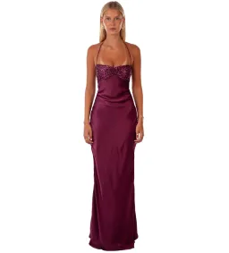 I Am Delilah Berry Jade Maxi Dress in Red Size XS AU 6 for rent on The Volte - image 1