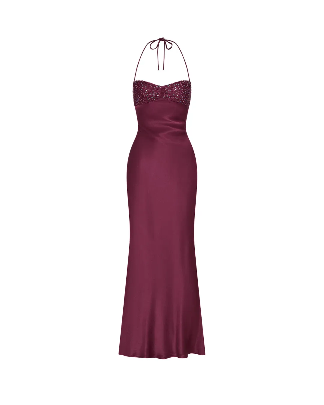 I Am Delilah Jade Maxi Dress in Berry Size M AU 10 for rent on The Volte - main image