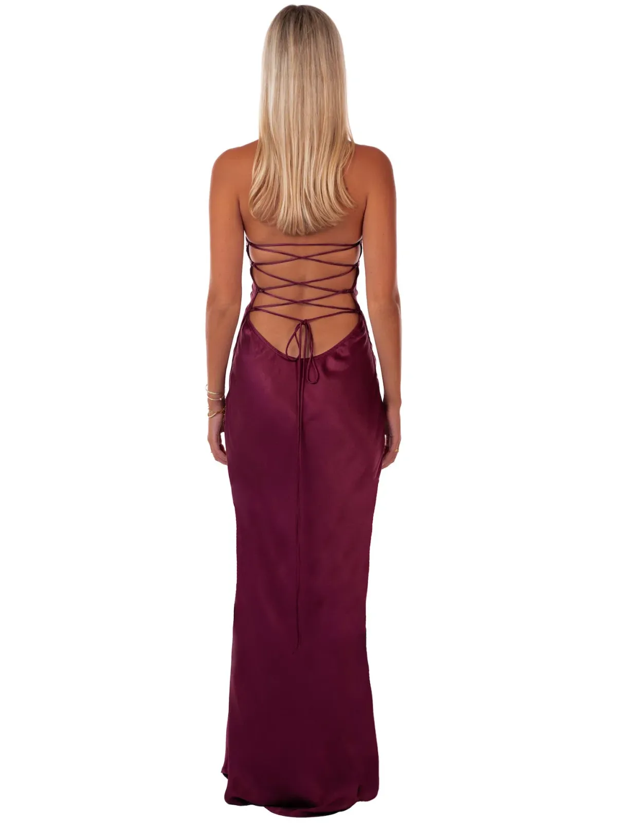 I Am Delilah Jade Maxi Dress in Berry Size S AU 8 - Image 3
