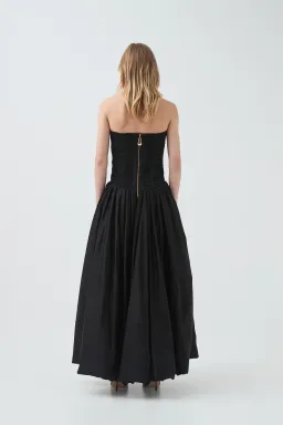 Aje Violette Bubble Hem Maxi Black Size 8 for rent on The Volte - image 4