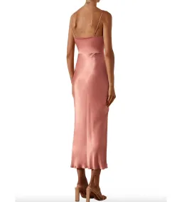 Shona Joy Eloise Lace up Midi Dress Antique Rose Size 6 for rent on The Volte - image 3