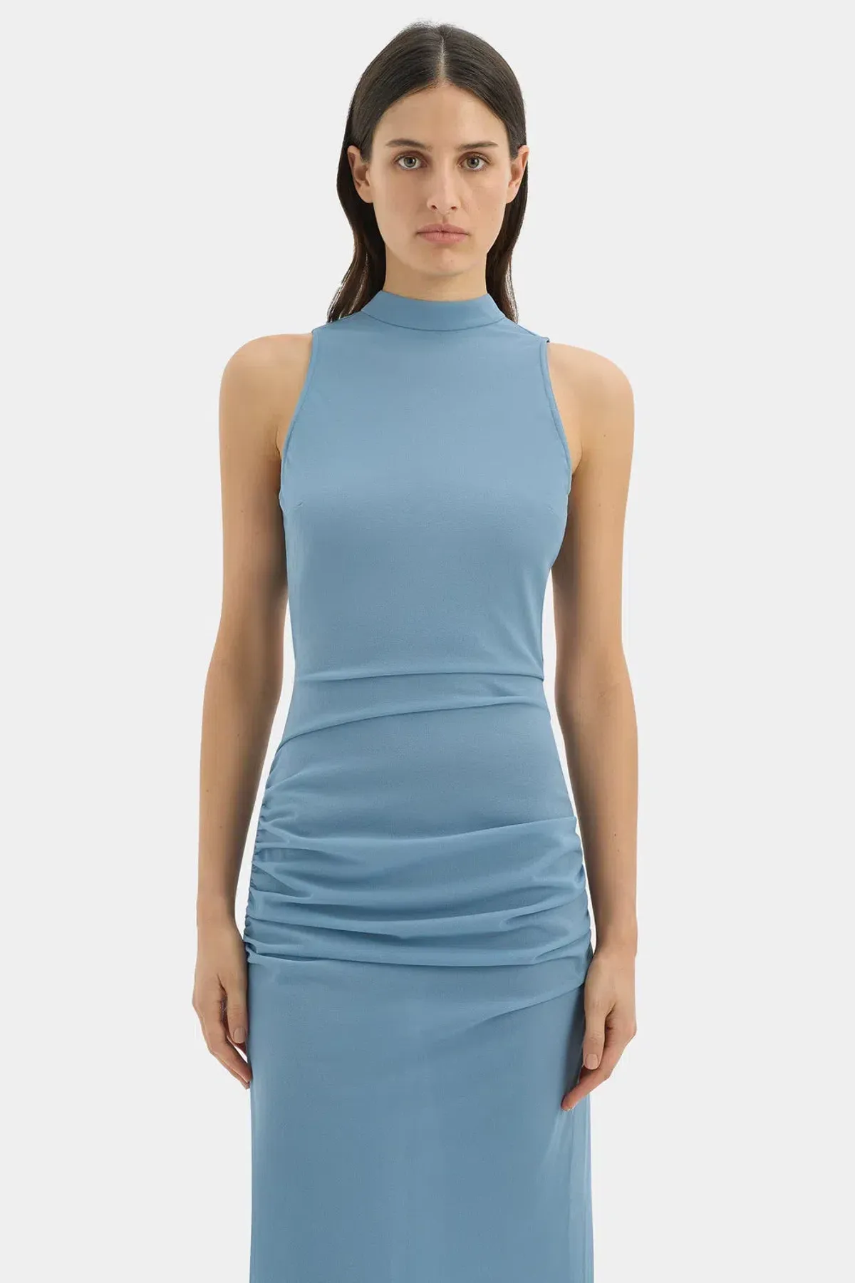 Sir the Label Ruby Open Back Maxi Gown Aqua Size 8 - Image 2