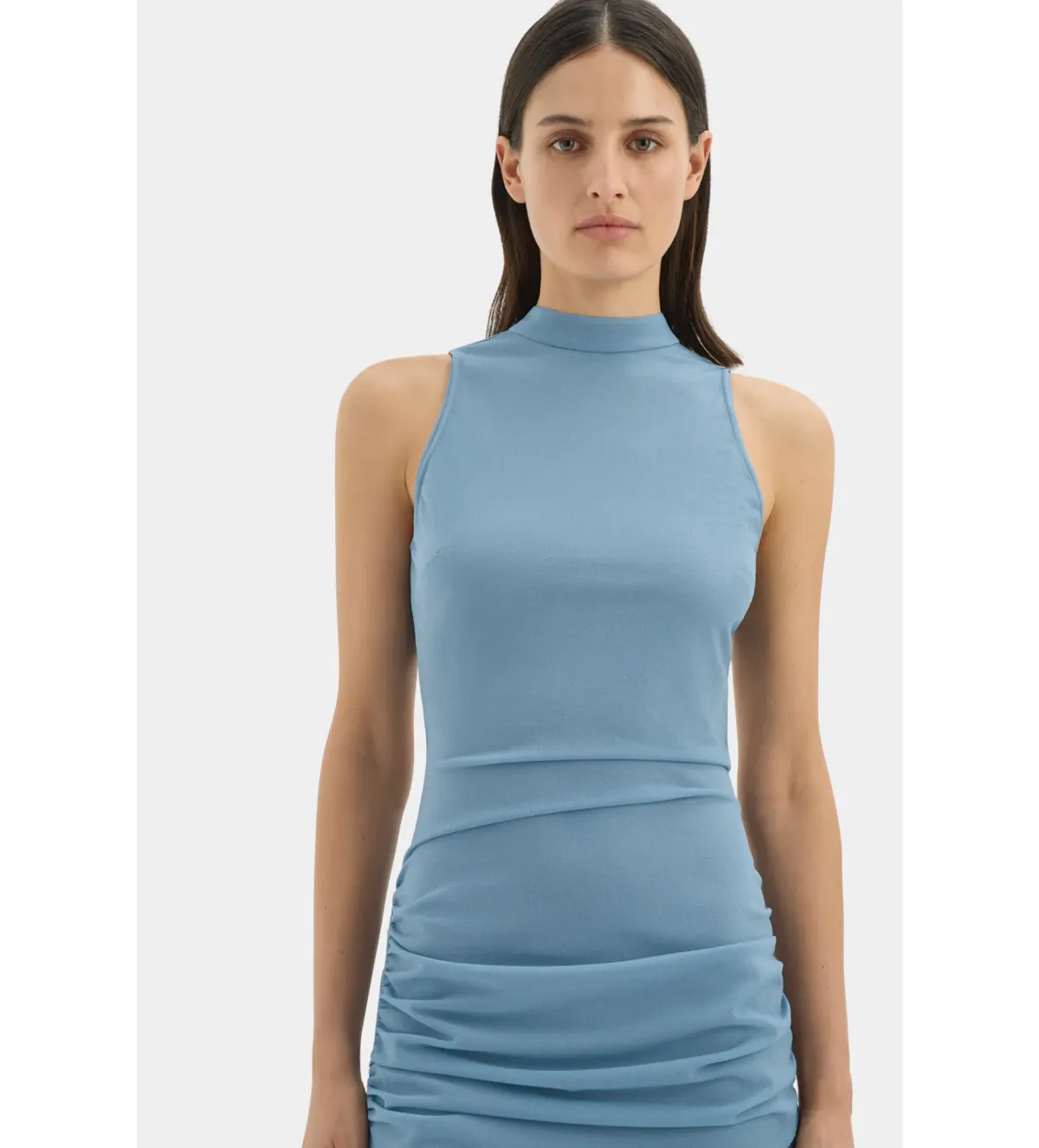 Sir The Label Ruby Open Back Gown in Aqua Size 10 - Image 3