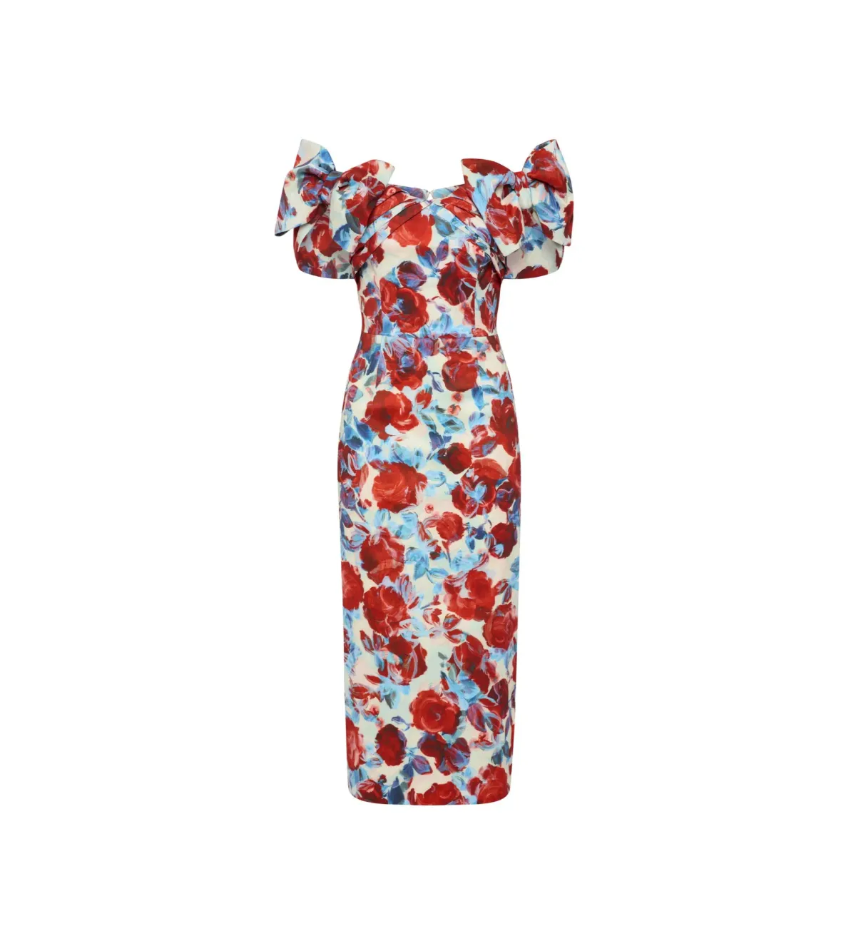 Rebecca Vallance Fleurette Midi Dress Floral Size 8 - Image 4