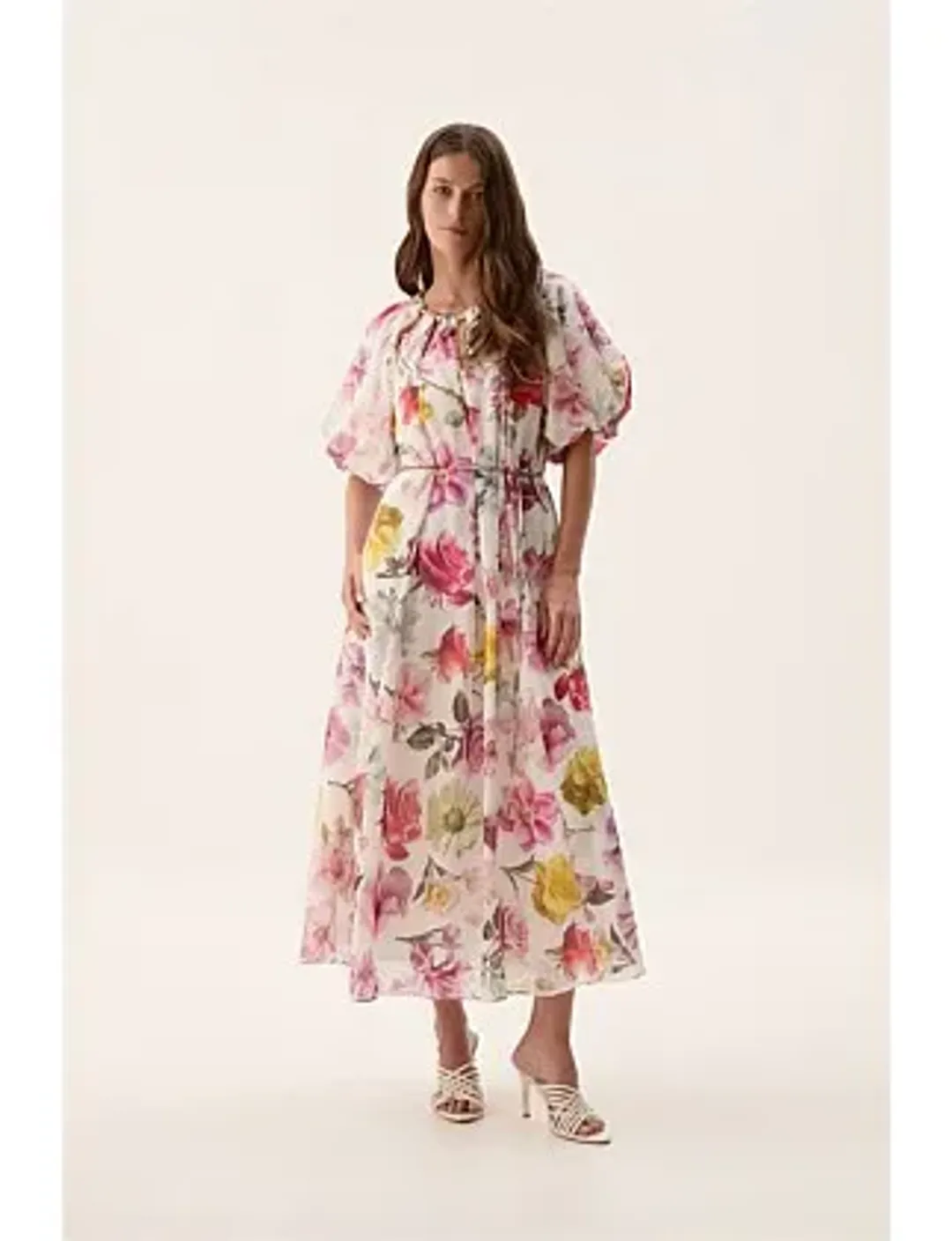 Aje Fleur Midi Dress Size 8/S for rent on The Volte - main image
