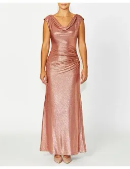 Anthea Crawford ELSIE DARK MAUVE GOWN Size 18 for rent on The Volte - image 1