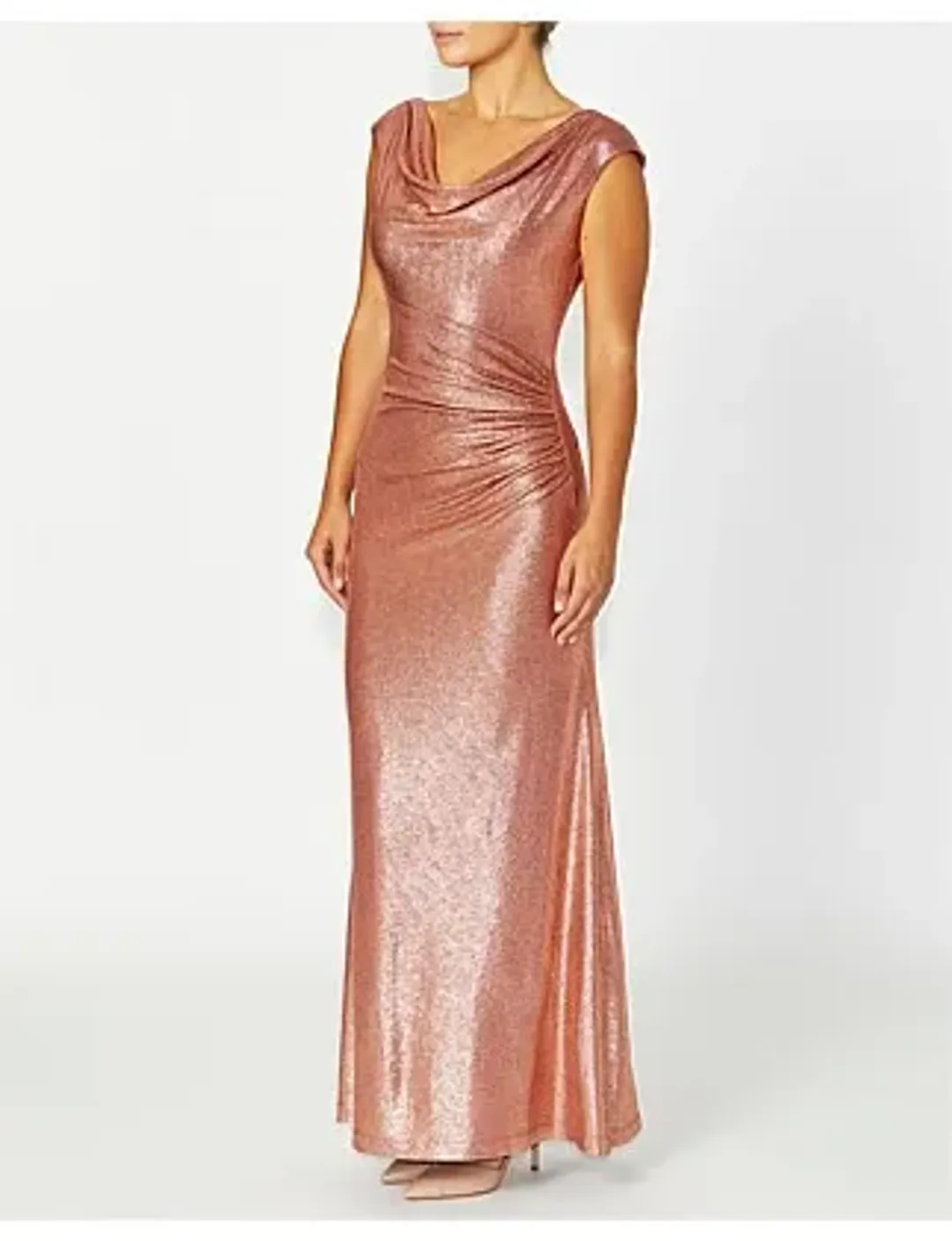 Anthea Crawford ELSIE DARK MAUVE GOWN Size 18 for rent on The Volte - main image