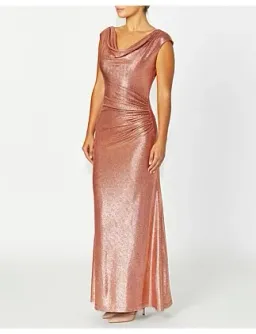 Anthea Crawford ELSIE DARK MAUVE GOWN Size 18 for rent on The Volte - image 2