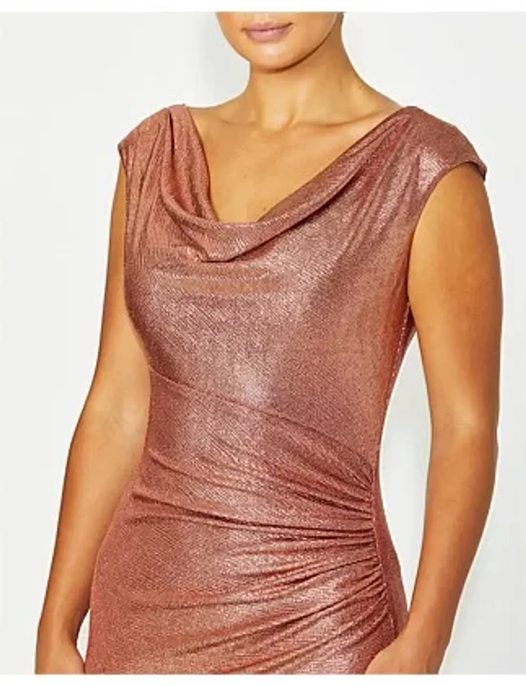 Anthea Crawford ELSIE DARK MAUVE GOWN Size 18 for rent on The Volte - main image