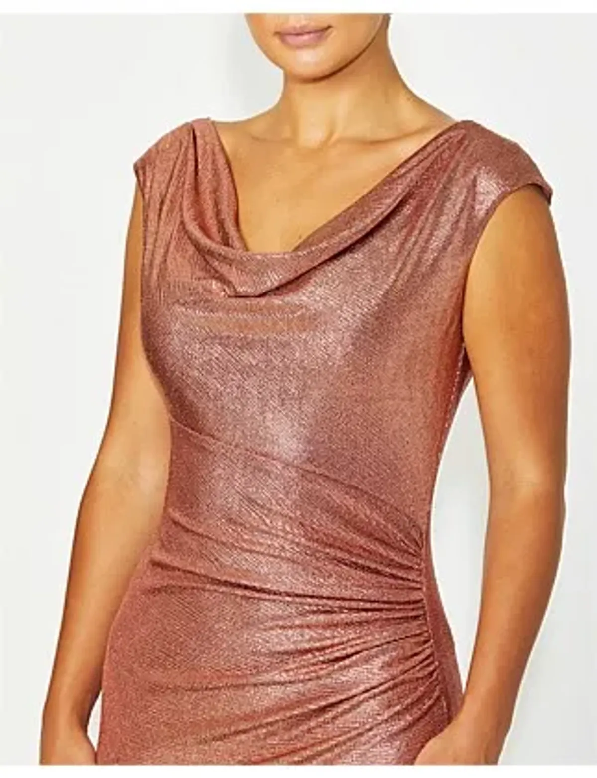 Anthea Crawford ELSIE DARK MAUVE GOWN Size 18 - Image 3