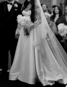 Marquise Bridal Wedding Dress Maxi White Size AU 6 for rent on The Volte - image 1