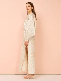 Lidee De Luxe Gown Champagne Maxi Size AU 10 for rent on The Volte - image 2