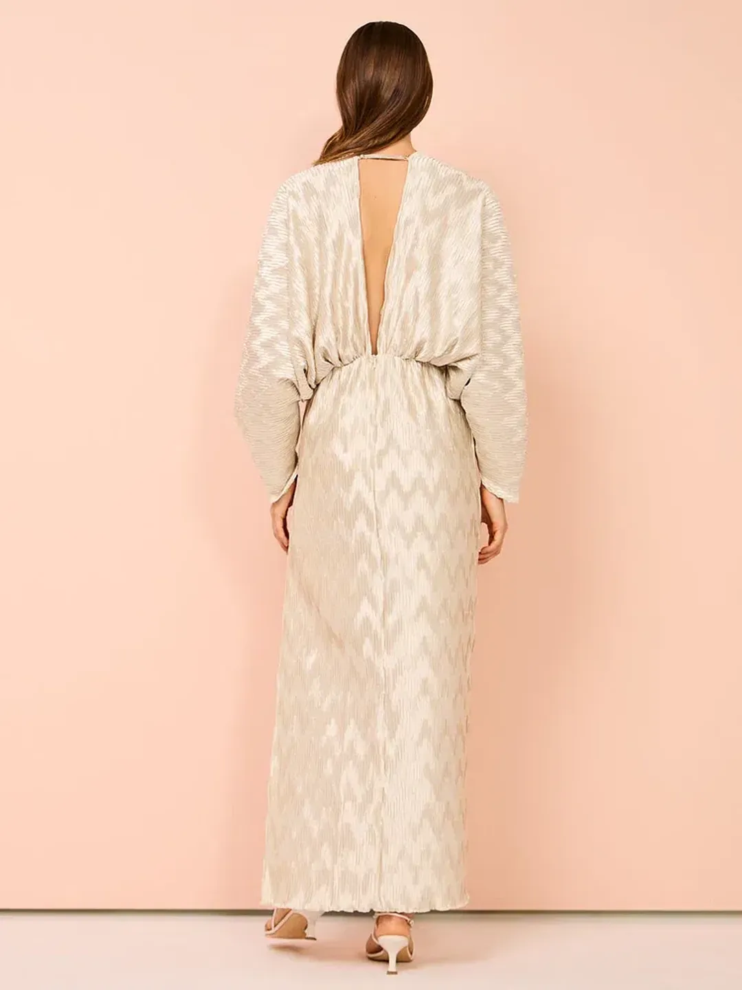 Lidee De Luxe Gown Champagne Maxi Size AU 10 for rent on The Volte - main image