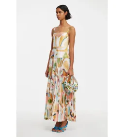 Acler Leasgill Midi Dress in Cubist Canyon Size AU 10 for rent on The Volte - image 3