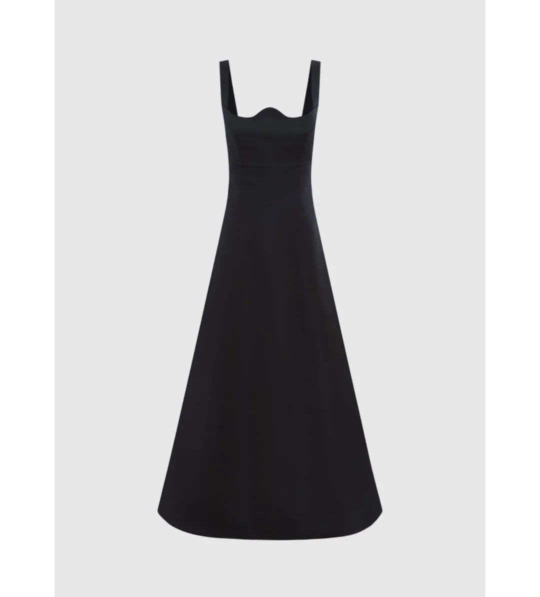 Leo Lin Odette Midi Dress Black Size 18 for rent on The Volte - main image