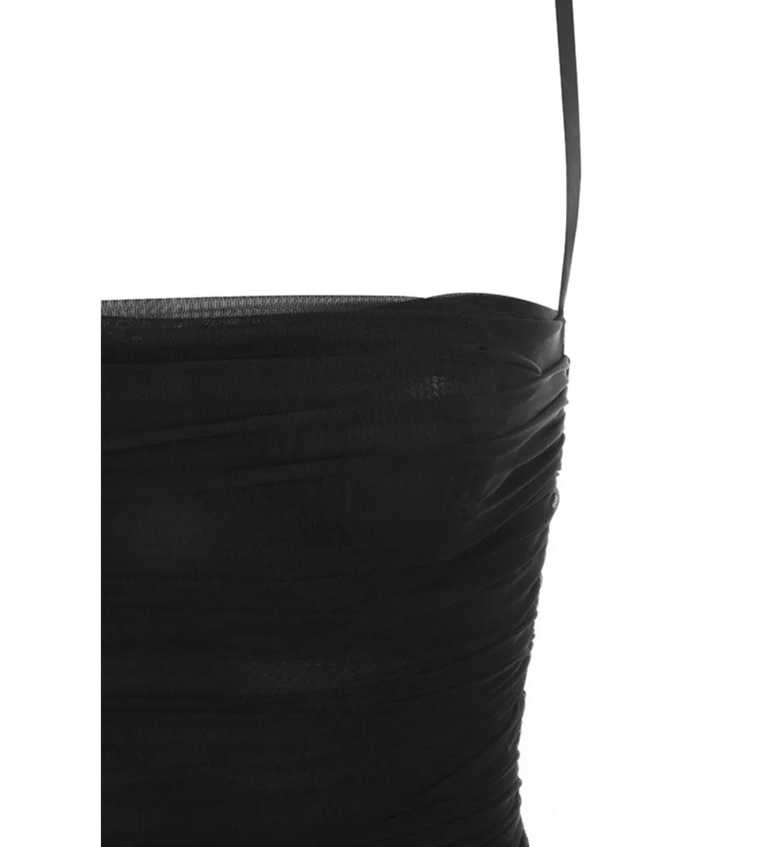 House of CB Fornarina Organza Mesh Maxi Dress Black Size AU 12 for rent on The Volte - main image