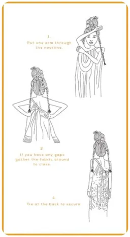 Camilla Gaudi Tribute Drawstring Dress Multi Print One Size for rent on The Volte - image 4