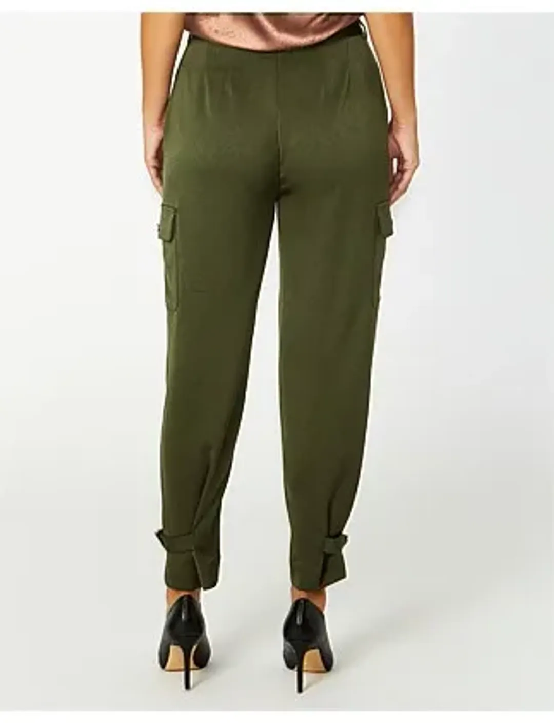 Anthea Crawford Kristy Pants Dark Olive for rent on The Volte - main image