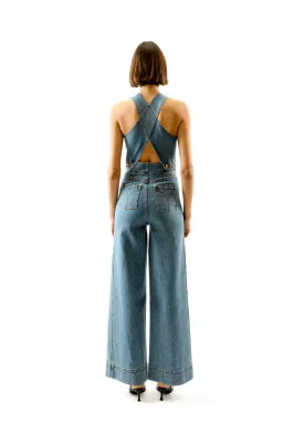 ALICE By Alice McCall Maverick Jumpsuit Light Blue Denim in Size AU 8 for rent on The Volte - image 5
