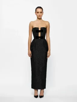 Effie Kats Kiera Gown Black Size 10 for rent on The Volte - image 1