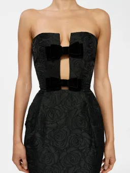 Effie Kats Kiera Gown Black Size 10 for rent on The Volte - image 2