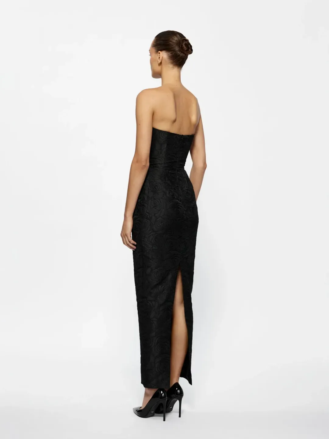 Effie Kats Kiera Gown Black Size 10 for rent on The Volte - main image