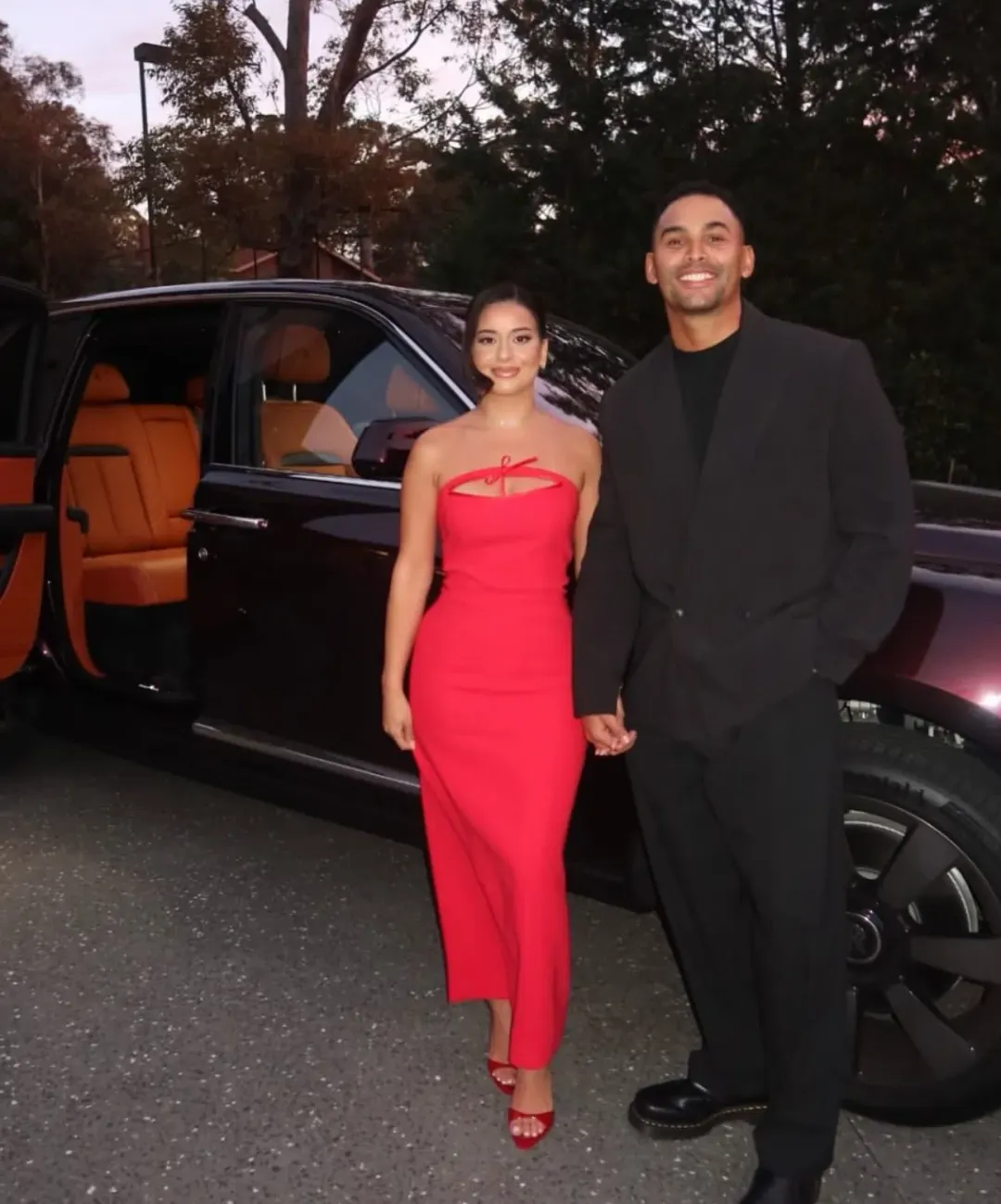 Rayane Bacha Margot Maxi Dress Red Size 8 for rent on The Volte - main image