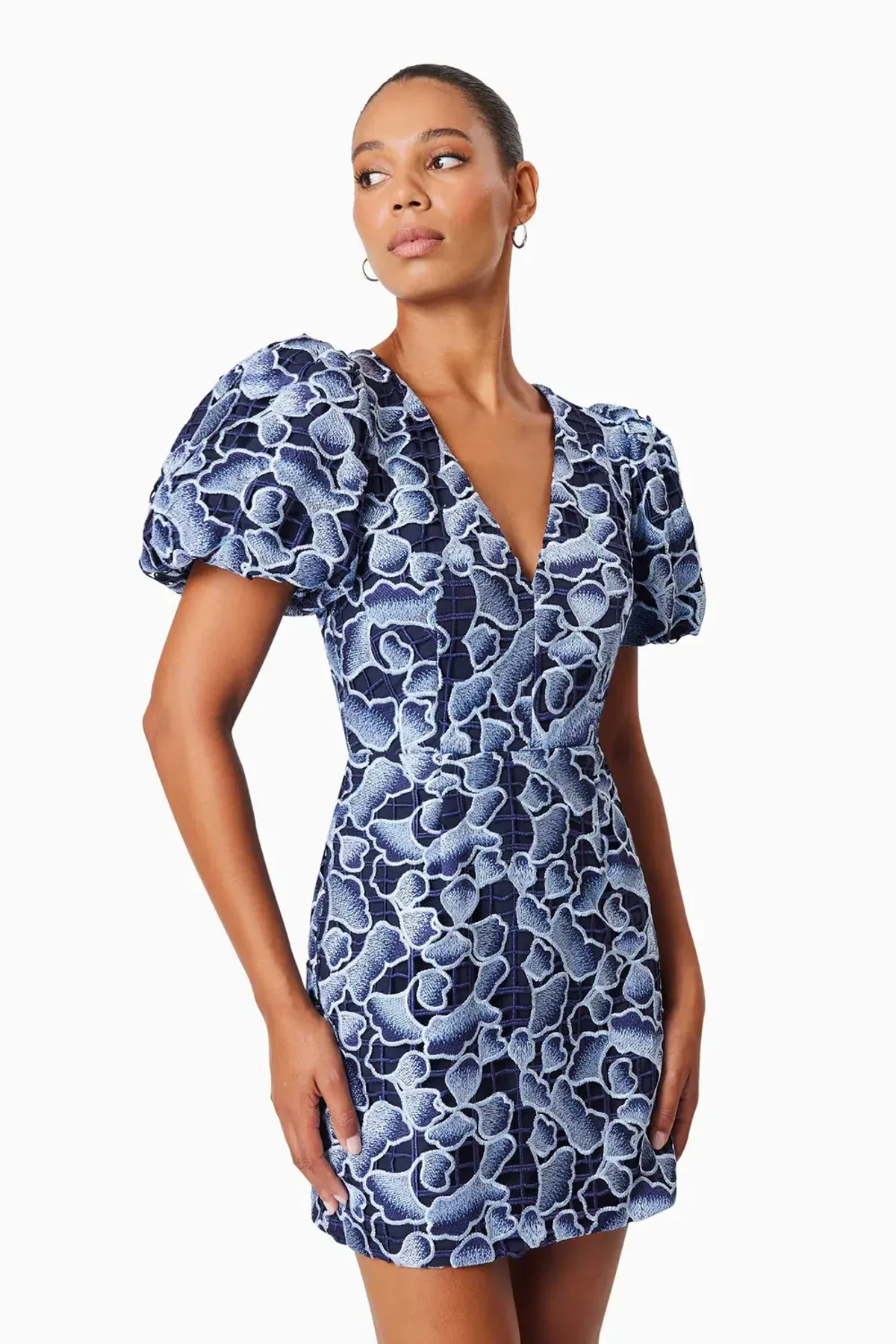 Elliatt Mila Mini Dress In Blue Size 6 - Image 1