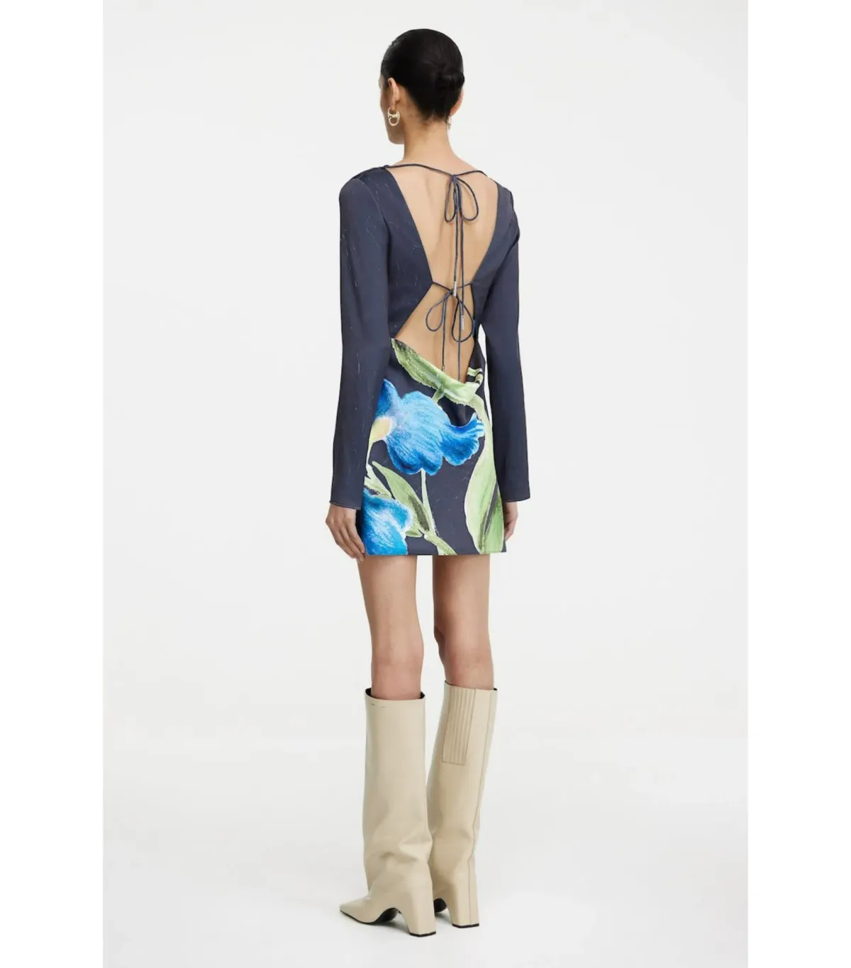 Significant Other The Merida Mini Dress in Midnight Botanic Size AU 8 - Image 3