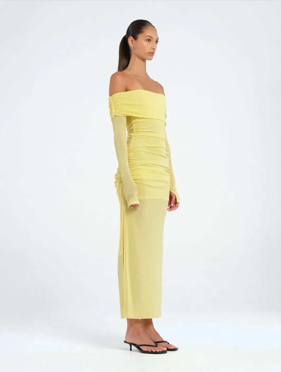 Benni Blaire Midi Dress Lemon Size 8 / AU 8 for rent on The Volte - main image