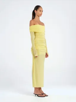 Benni Blaire Midi Dress Lemon Size 8 / AU 8 for rent on The Volte - image 2