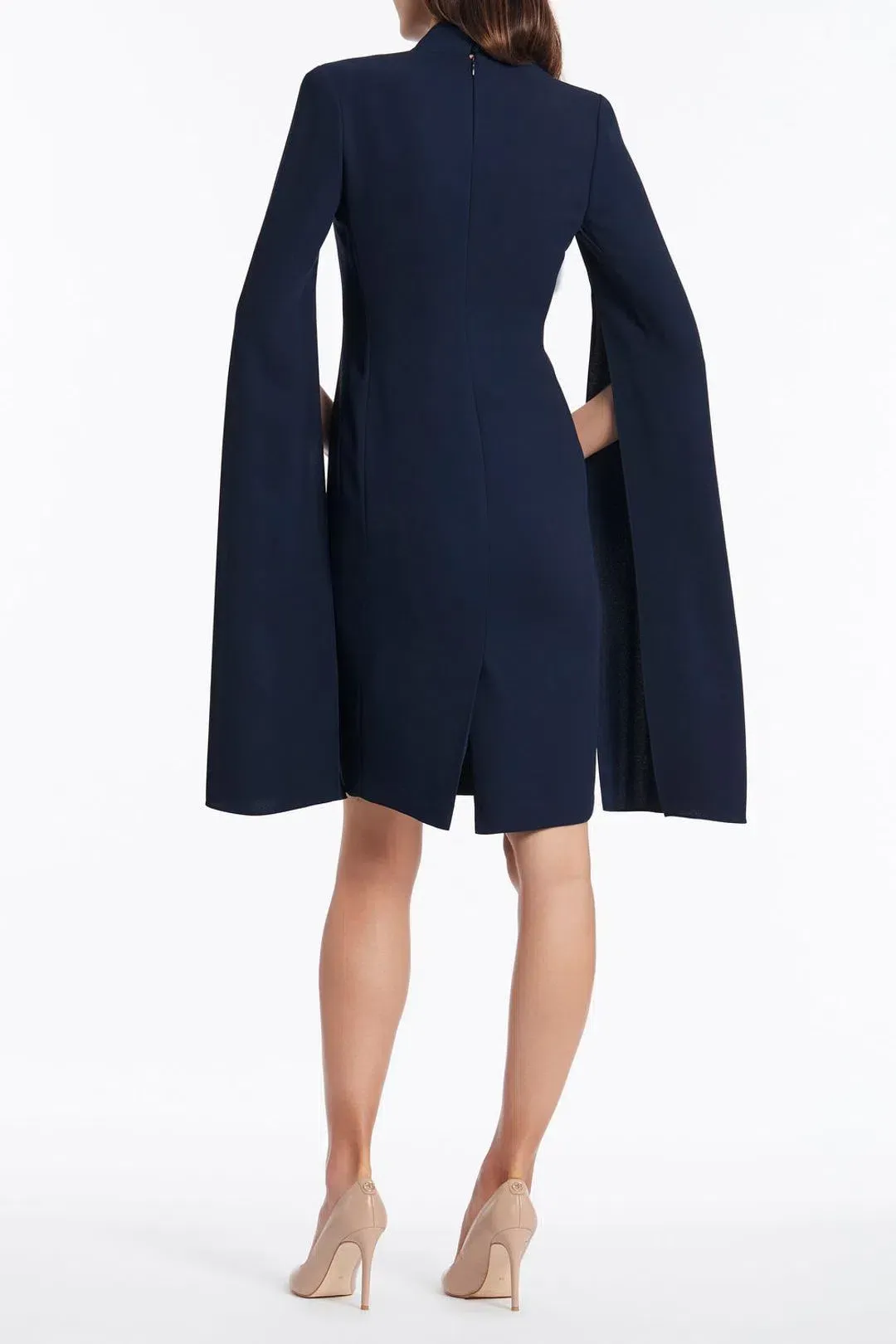 Carla Zampatti Celebration Dress Mini Navy Size AU 8 for rent on The Volte - main image