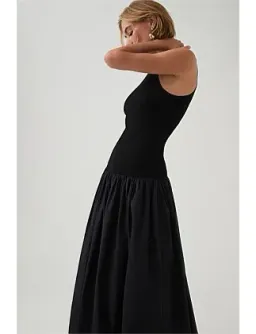 Havana Bubble Midi Dress Black Size 8/S for rent on The Volte - image 10