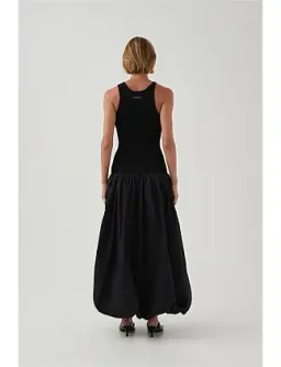 Havana Bubble Midi Dress Black Size 8/S for rent on The Volte - image 7