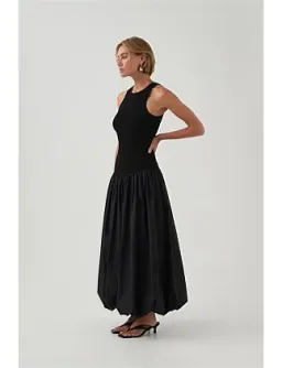 Havana Bubble Midi Dress Black Size 8/S for rent on The Volte - image 6